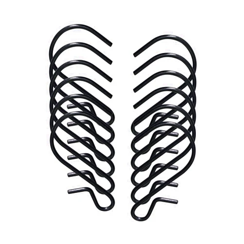 Beaneed S Hooks Small 1.8 Inch 20 Pack Kitchen Hooks for Hanging Plants Hangers Outdoor Mini Black S Hooks Heavy Duty Metal Hooks for Pots and Pans, Plants, Coffee Cups, Clothes, Towels