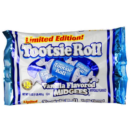 Tootsie Roll Vanilla Tootsie Roll Midgees Limited Edition 16 Oz (2 Pack)