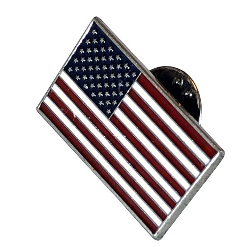 Assault Forward American Flag Lapel Pin - Red, White, & Blue - American Made - Patriotic Menswear Accessories - Military Gifts for Men - Veteran Owned and Made in USA