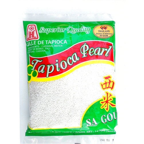 JHL Tapioca Pearls, Tapioca Balls, Tapioca Pearls Small 14 Oz. Bags, Made From Cassava (3 Pack) (White)