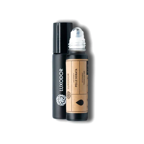 Luxodor Pelle Dorata, Impression of T.F Tuscan Leather, Unisex Perfume Oil, Alcohol Free, Fragrance Oil for Body, 10ml Roll On