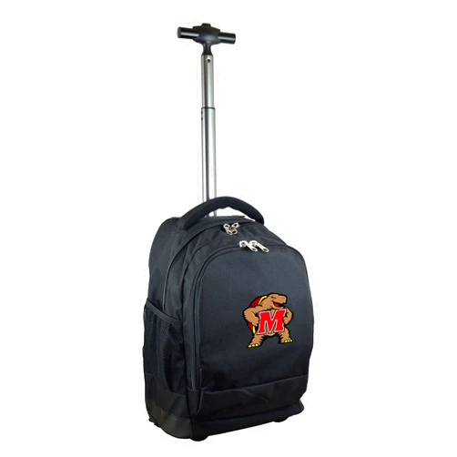 Denco NCAA Wheeled Backpack, 19-inches, Black