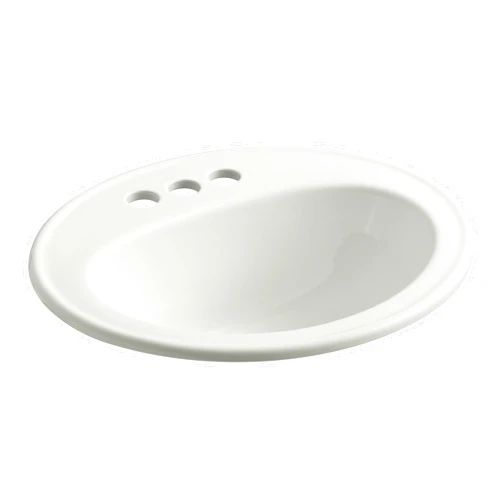 KOHLER K-2196-4N-NY Pennington Self-Rimming Bathroom Sink with 4
