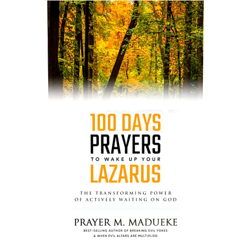 By Prayer M. Madueke (Author) Format: Kindle Edition 100 Days Prayers to Wake Up Your Lazarus in 2025: The Transforming Power of Actively Waiting on God (Spiritual Warfare Prayers)