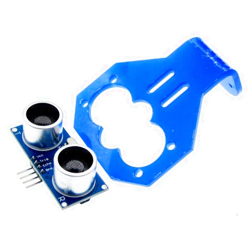 Bolsen Ultrasonic Sensor Mounting Bracket for HC-SR04 Smart Car AL HC-SR04 HC SR04 HCSR04 Distance Sensor (1pcs Ultrasonic Sensor + 1pcsMounting Bracket)