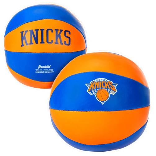 Franklin Sports NBA Toy Basketballs - 2 Pack of Kids Soft Mini Basketballs for Over the Door + Indoor Hoops - NBA Fan Shop Kids Soft Toy Basketballs - (2) Mini Balls Included