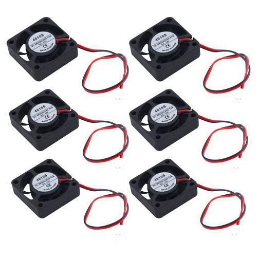 Antrader 12V Brushless DC Cooling Fan for DIY 3D Printer Extruder Humidifier Pack of 6