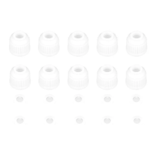 StonyLab Plastic Screw Caps Replacement Caps for Thermometer Inlet Adapter 14/20, 19/22 and 24/40, 10-Pack