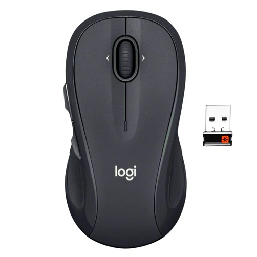 Logitech M510 Wireless Computer Mouse for PC with USB Unifying Receiver - Graphite
