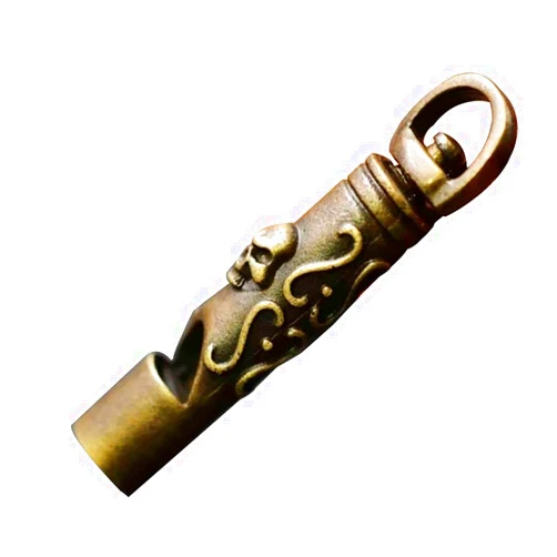 WSYTY Whistle Emergency Retro Emergency Whistle Single Tube Treble Brass Survival Whistle Training Wilderness Outdoor Survival Equipment