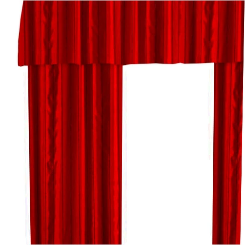 Veratex The Braxton Collection Contemporary Style 100% Polyester Construction Living Room Grommet Style Fastener Window Valance, Merlot