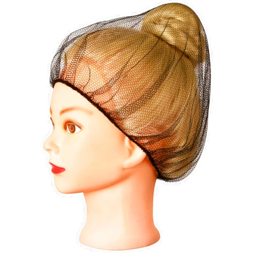 Smilco Nylon Hair Net Black 24inch, Sturdy Hair Nets Food Service, 100Pcs Disposable Hairnets for Women & Men, Perfect for Sleeping & Kitchen Food Service