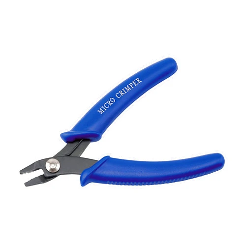 Beadalon Bead Crimper Tool for Jewelry Making - Use Pliers with Beading Jewelry Wire and Crimp Beads or Tubes for Professional Designers and Makers of Necklaces and Bracelets, Micro
