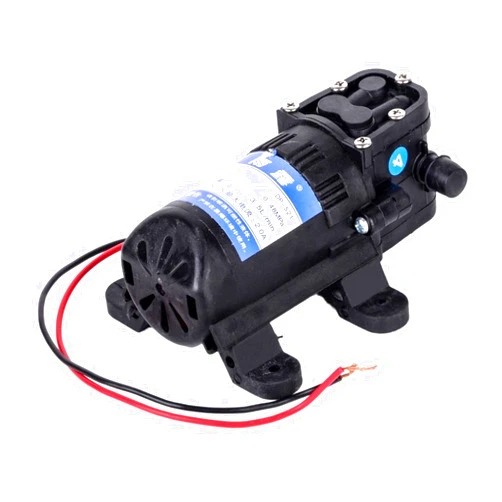 Wrtgerht Mini Power Small Pump DC 12V 70PSI 3.5L/min Agricultural Electric Water Pump Black Micro High Pressure Diaphragm Water Sprayer (Voltage : 12V)