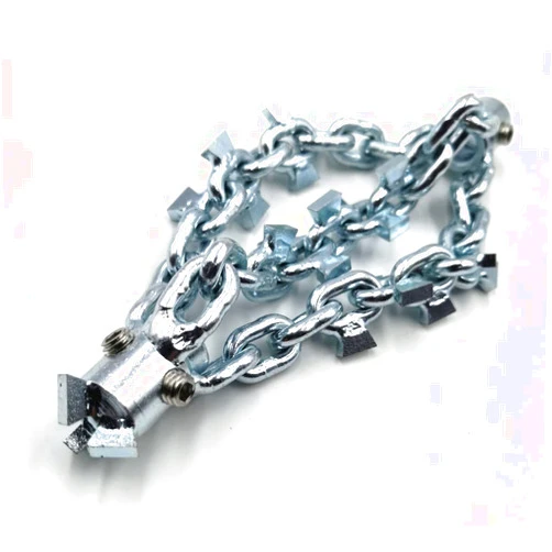 LEADFEN with drill-head drain clog remover DN75mm pipe cleaning cutter 8mm flexible shaft cable drain cleaning knocker