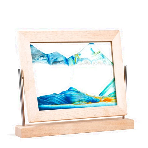 Bochino Moving Sand Art Picture Dynamic Sand Picture 3D Sand Art Frame Sandscape Moving Sand Picture for Home & Office Décor