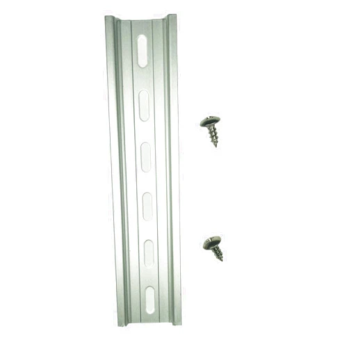 International Connector ICI T&G 1 Piece DIN Rail 2 Stainless Steel Screws Slotted Aluminum RoHS 6