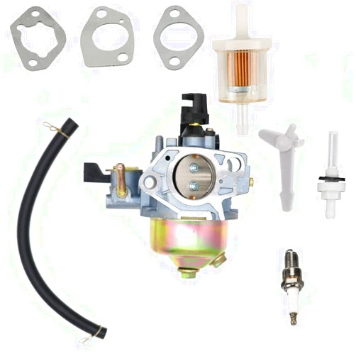 SAKITAM Carburetor kit for PDST32 PDST32E PD420 PD420E PDQG400 PDQG450 Powerland Engine with Gaskets Fuel Filter Spark Plug Kit