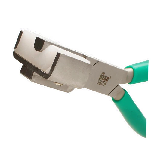 The Beadsmith Bow Closing Pliers – Nylon Jaw Ring Bending Tool – 5.5 Inches (140mm) – Used for Closing and Adjusting Pendant Bow, Rings, & Loops