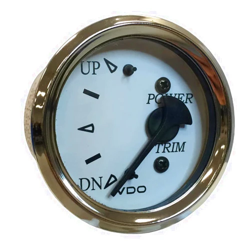 VDO 382-11805 Cockpit Marine Gauge For Use with Honda Engines 12V - Black