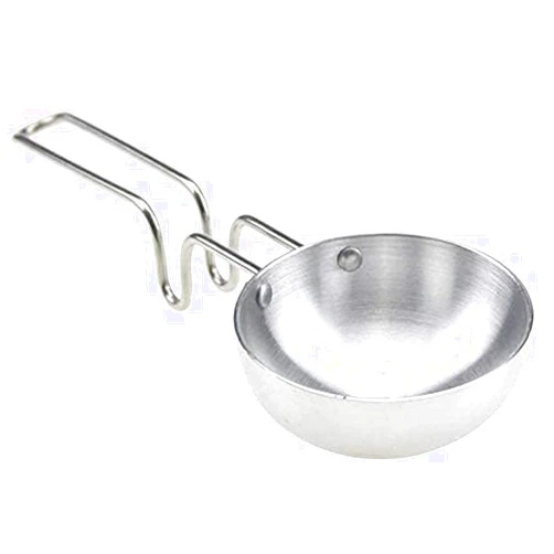 KSJONE Aluminium Scratch Resistant Coating - Mini and Large Tadka Pan for Eggs, Spices, Melting Butter, Saag, Dal, Kadhi, Dhokla