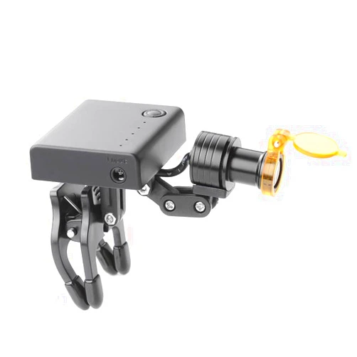 NSKI Cordless 5W Headlamp DY-013 for Magnifier and Eyeglasses with Clip Yellow Filter