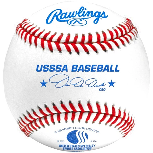 Rawlings | USSSA Baseballs | Tournament Grade | ROLBUSSSA | Youth/14U | 12 Count