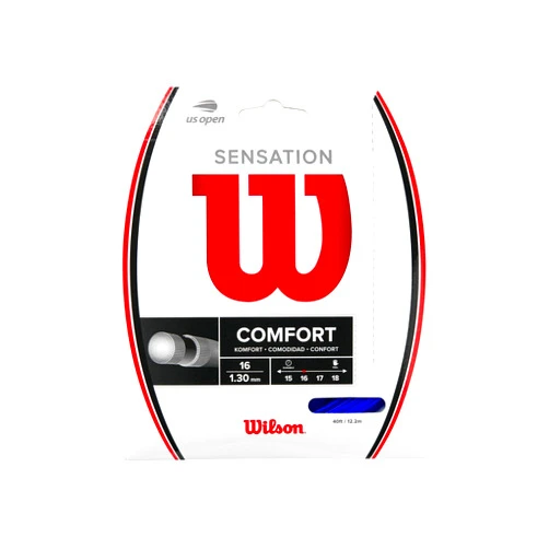 Just Tennis Wilson Sensation Tennis Racquet String (Natural, Blue, Yellow, Green)