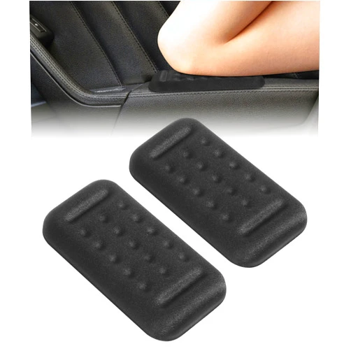 VARGTR 2PCS Car Armrest Pad,Car Arm Rest Elbow Pads,Car Accessories Elbow Memory Foam Rest Pads for Car,Elbow Rest Pad Wrist Support Pad,Car Arm Rest Cushion with Memory Foam Pad for Arm Support