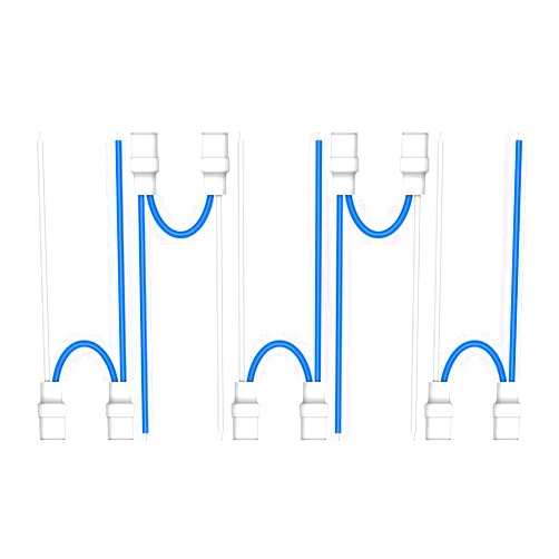 BETAFPV 5pcs BT2.0 Double Connectors Cable 2S Whoop Cable Pigtail with 1.0mm Banana Connector 45mm 22AWG Compatible for 2S FPV Whoop Drone like Cetus X 2S