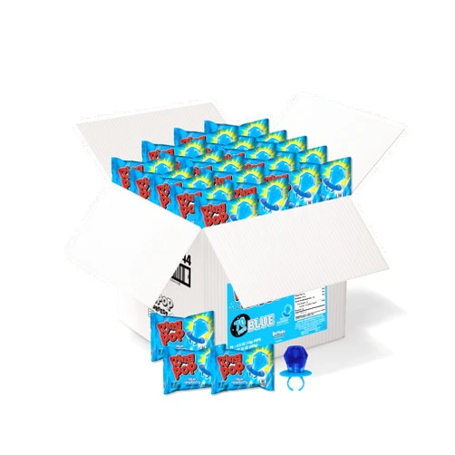 Ring Pop Individually Wrapped Candy 70 Count Bulk Lollipop Pack – Christmas Candy Bulk Individually Wrapped, Blue Raspberry Flavored Lollipop Suckers, Gender Reveal, Baby Showers & Stocking Stuffers