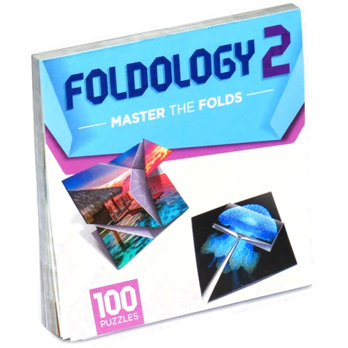 FOLDOLOGY 2 - Master The Folds (Expansion Pack). Puzzle Game for Tweens, Teens, and Adults. 100 Origami Brain Teasers. Ages 10+