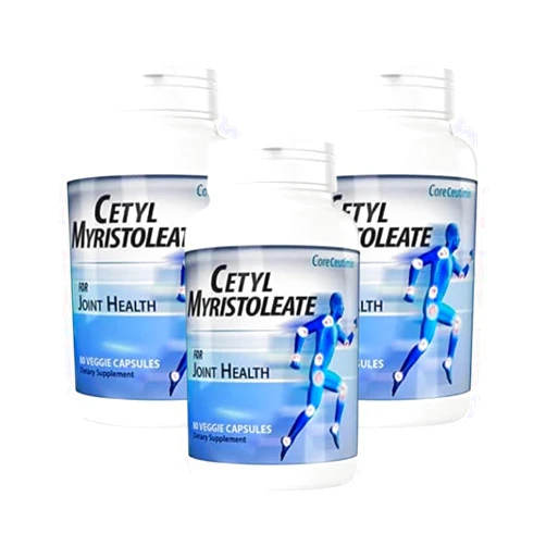 CoreCeutimin Cetyl Myristoleate - Omega 5 Fatty Acid Three Pack - Ultra Support for Relief from Joint Discomfort and Stiffness - Also Includes Glucosamine, MSM & Hyaluronic Acid (240 Count)