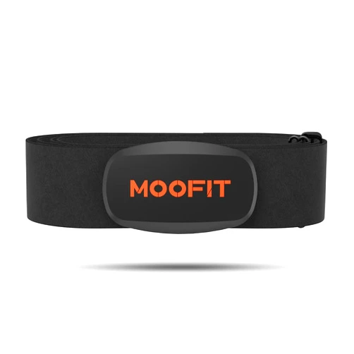 moofit Heart Rate Monitor Chest Strap Bluetooth/ANT+ Waterproof HR Monitor Chest Strap Heart Rate Monitor Compatible with Peloton, Zwift, Rouvy, TRX, Elite HRV, Peloton, Strava, DDP Yoga
