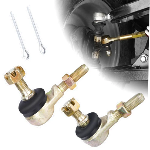 RUTU 10-10mm Left and Right Tie Rod Ball Joint,Hand Tie Rod Ball Joint Compatible with Chinese ATV Quad Four Wheeler 110cc Kazuma Roketa SunL TaoTao Coolster Dirt Bike Go Kart Moped Scooter