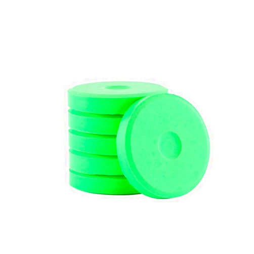 Jack Richeson Mini Green Fluorescent Tempera Cakes, 6 Pack