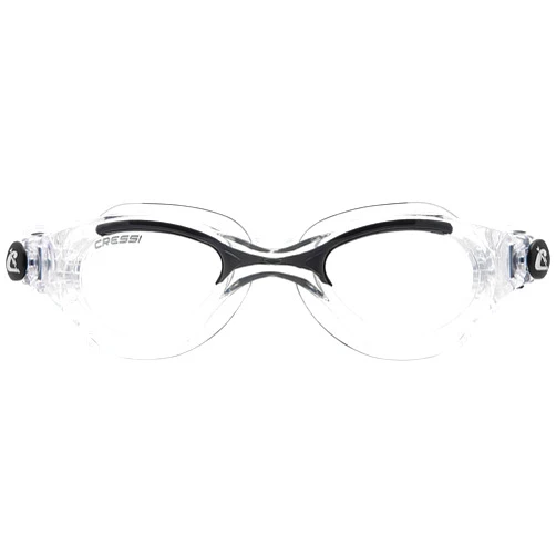 Cressi Adult Comfortable Silicone Swimming Goggles for Indoor Pool and Outdoor Use - Flash: Made in Italy