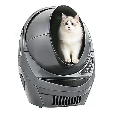 BAYOUM Self-Cleaning Cat Litter Box Litter-Robot Extra Large Automatic Cat Litter Box with APP Control & Safe Alert & Smart Health Monitor for Multiple Cats Works with Any Clumping Litter
