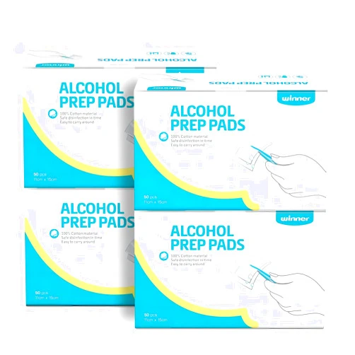 Winner Large Alcohol Prep Pads | 6