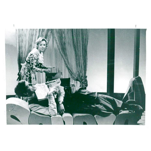 Vintage photo of Birgit Sadolin and Willy Rathnov in