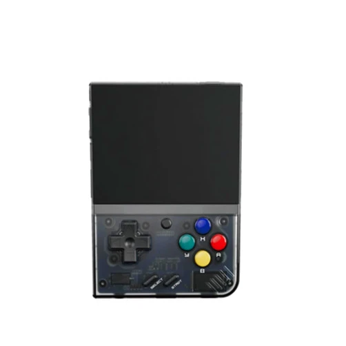 Bigarbee Miyoo Mini Plus Portable Handheld Video Game Console Mini+ Black 64GB Linux System Calssic Emulators 3.5-inch IPS Screen Game Player Rechargeable 3000mAh Battery