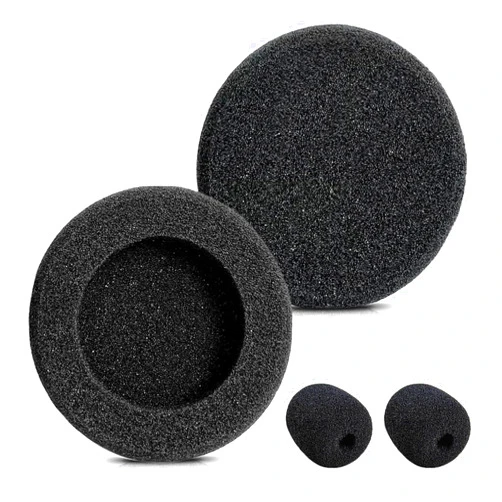Callez Jabra Headset Ear Cushions Foam Replacement Ear Pads for Jabra PRO 920 930 9450 9460 GN1900 2000 Biz 620 1500 1900 2400II Plantronics H251 H261 Most Standard Size Office Telephone Headphones (2 Pack)