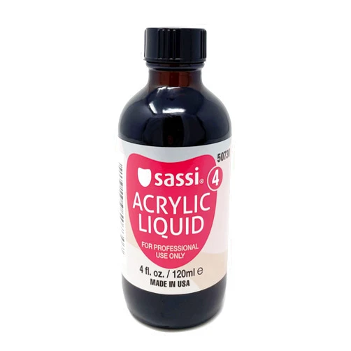 Sassi Acrylic Liquid MMA-Free formulation : Size 4 Oz / 120 Ml