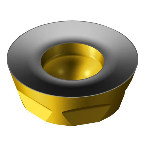 Sandvik Coromant, R300-1032M-KH 3330, CoroMill 300 Insert for Milling, Carbide, Round, Neutral Cut, 3330 Grade, Ti(C,N)+Al2O3+TiN, Inveio™ Coating Technology (Pack of 10)