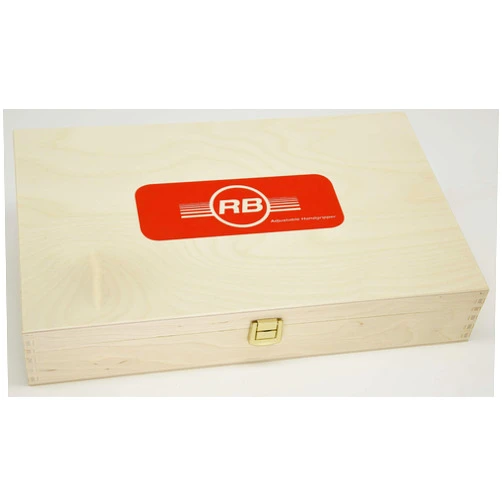 Robert Baraban Adjustable Hand Gripper Holder - Custom Wood Storage Box.