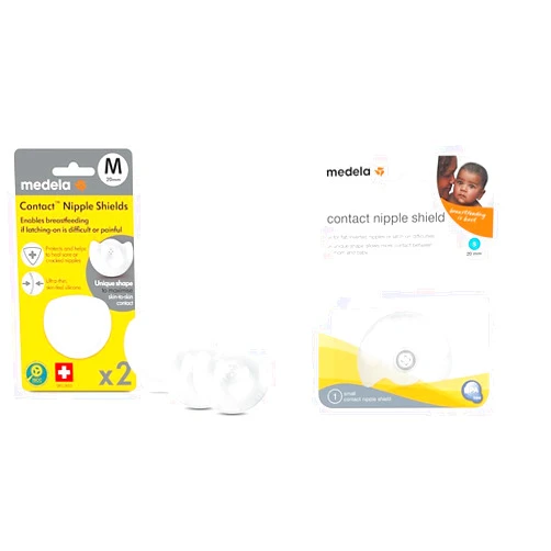Medela Contact Nipple Shield for Breastfeeding, 20mm Small Nippleshield, 2 Count Bundle with Single 20mm Small Nipple Shield