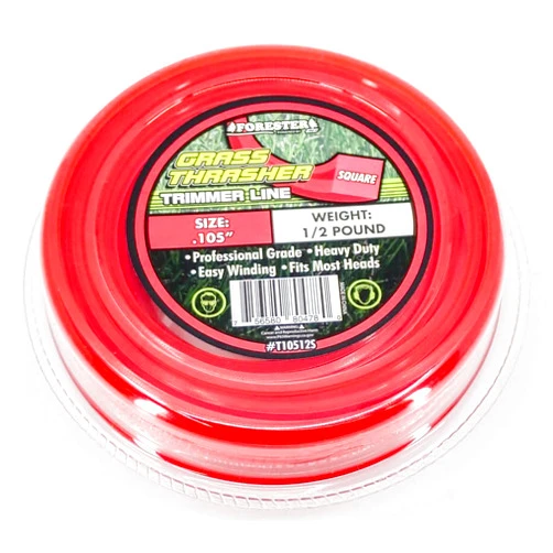 ETRYOX Replacement for FORESTER GRASS THRASHER SQUARE TRIMMER LINE .105 1/2LB
