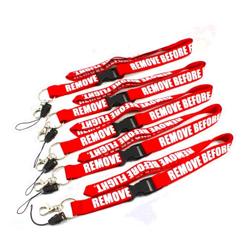 Rotary13B1 Remove Before Flight - Red Lanyard - 5 Pack