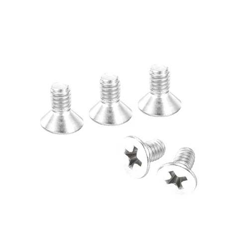 uxcell 25 pcs M4-0.7x8 Machine Screws Phillips Pan Cross Head Screws Fasteners Bolts 304 Stainless Steel Silver for Wall Socket,House Repairs