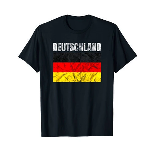 Germany Vacation Souvenir Shirts & Apparel Vintage Deutschland Germany Flag German Souvenir Retro T-Shirt